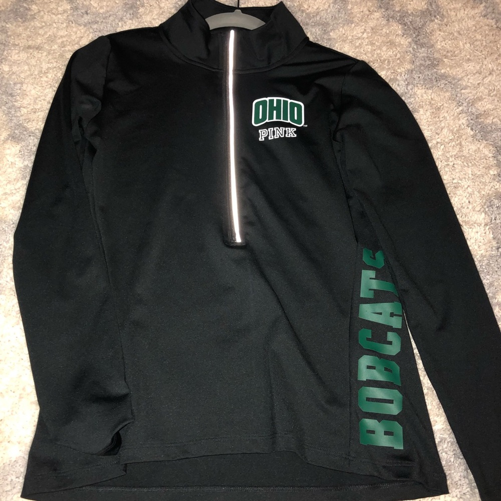 Pink OU half zip